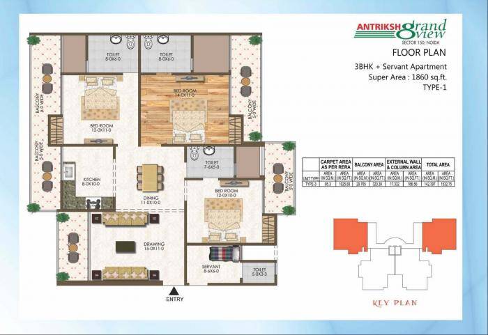 antriksh grand view floor plan